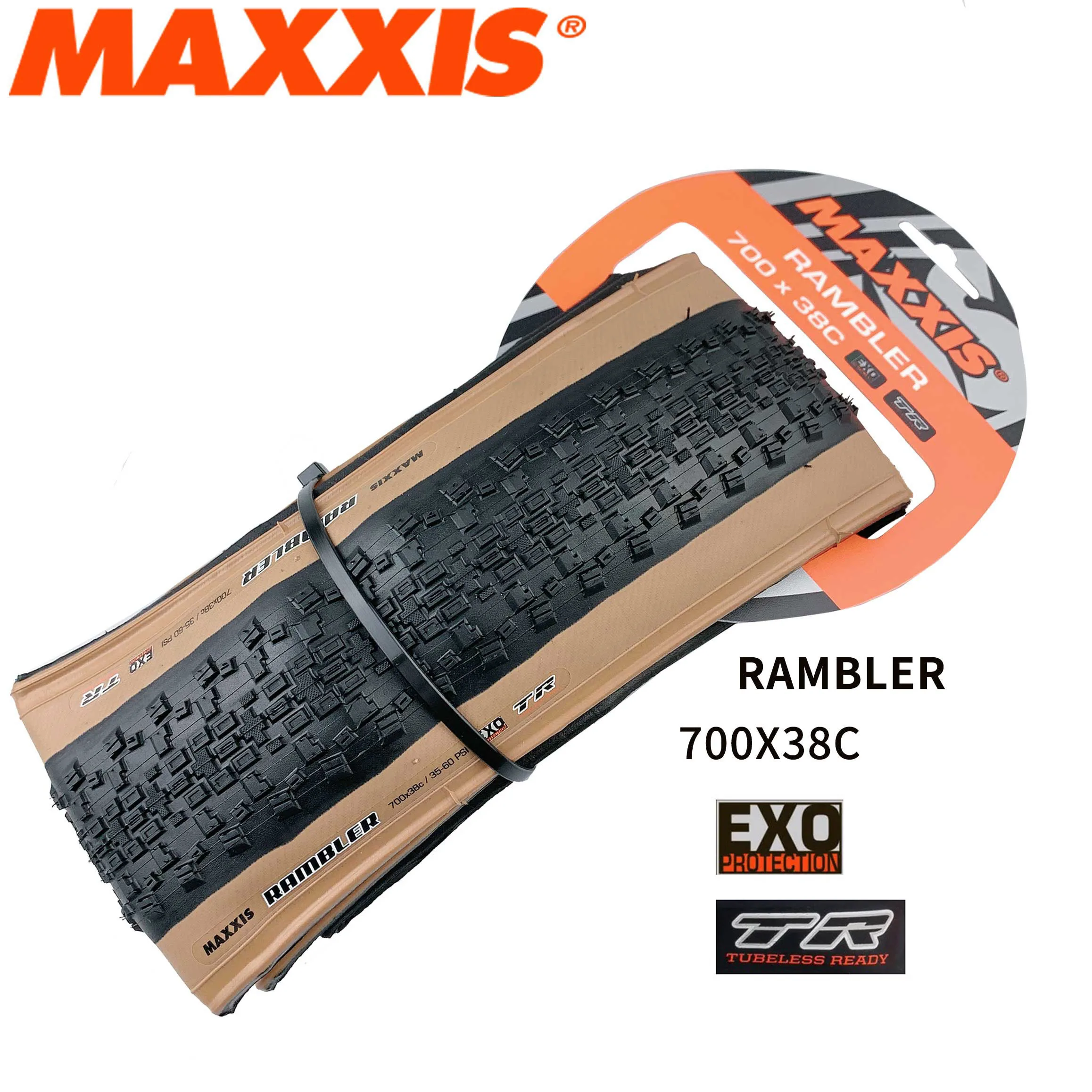 1pcs MAXXIS RAMBLER 700x38/40C/45C/50C 650x47B Bicycle Folding Cyclo-cross Gravel Outer Tire Anti Puncture TUBELESS Bike Tyre