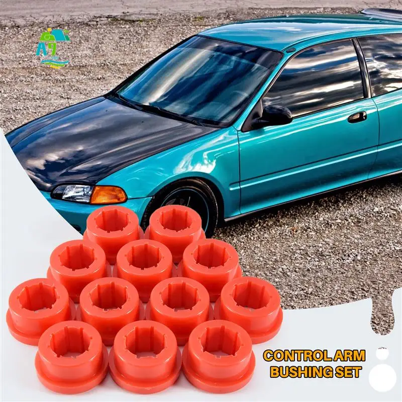 

A09E-12Pcs/Lot Lower Control Arm Rear Camber Kit Replacement Bushings EP-CA0111 For Honda Civic 88-05 Ek Eg Es