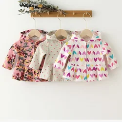Baby Girl Clothes Jacket Fashion Toddler Baby Girls Coat Jackets Long Sleeve Children Clothing Outerwear Age for 1-4Yrs