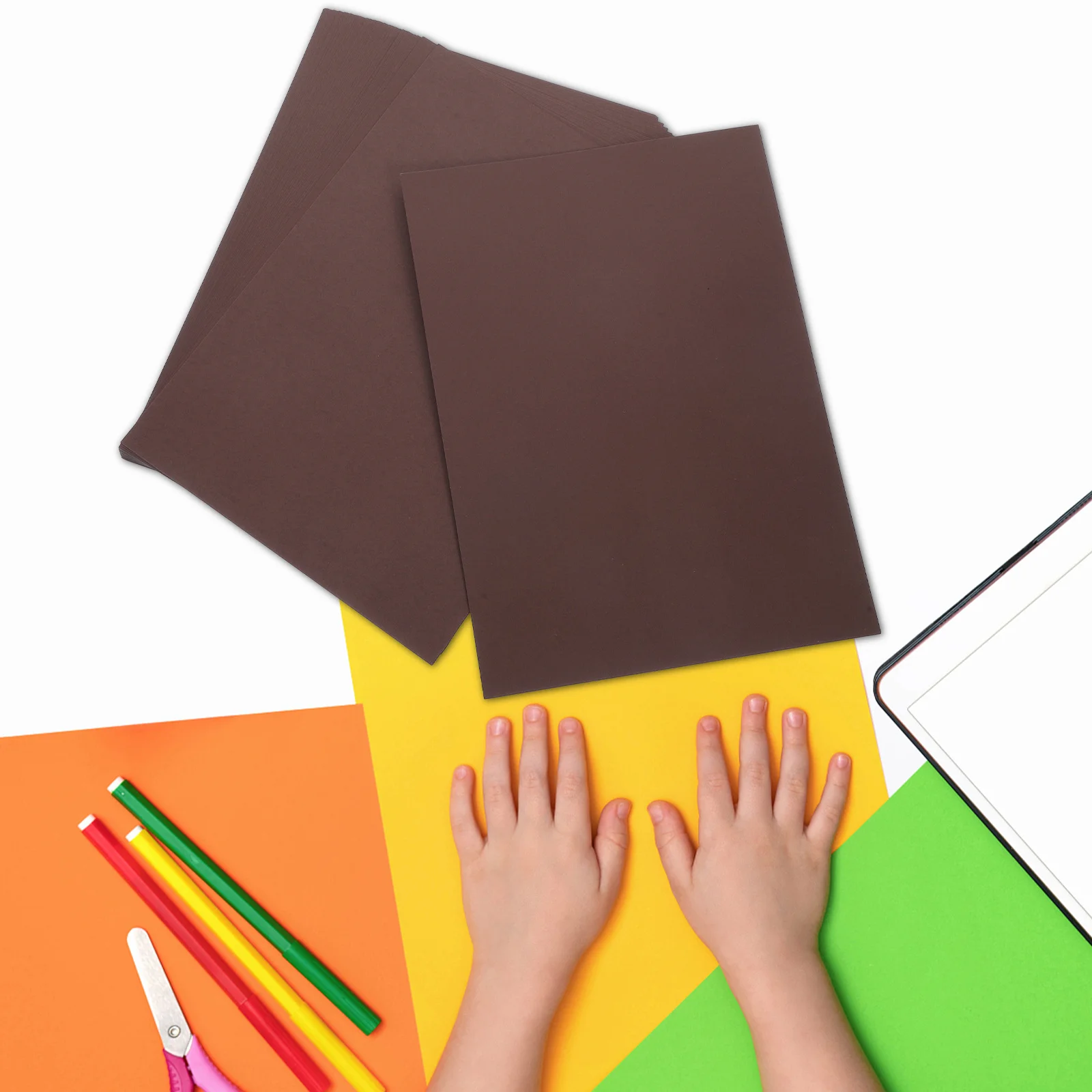 30 قطعة A4 بطاقات ناعمة لصياغة ورسم أوراق ورق سميكة لبطاقات المعايدة ذاتية الصنع ألوان مائية فنية قلم رصاص ملون