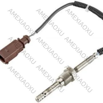 

AMEXIAOXU 03L906088E Exhaust temperature sensor, automotive exhaust temperature sensor, suitable for VW AUDI