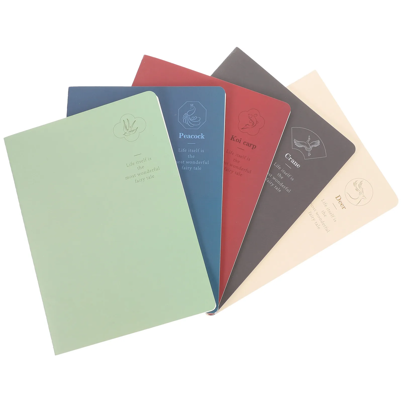 5-pcs-notebook-lined-journal-college-school-supplies-blank-daily-notepad-kraft-paper