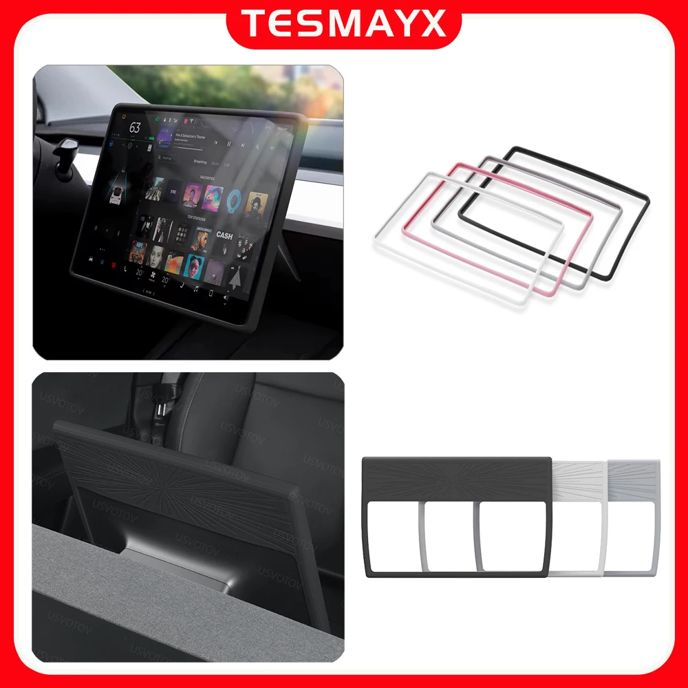 16-Inch Screen Frame Protective Cover for Tesla Model 3 YL Model Y Juniper Standard 2026 Interior Accessories Display Protector