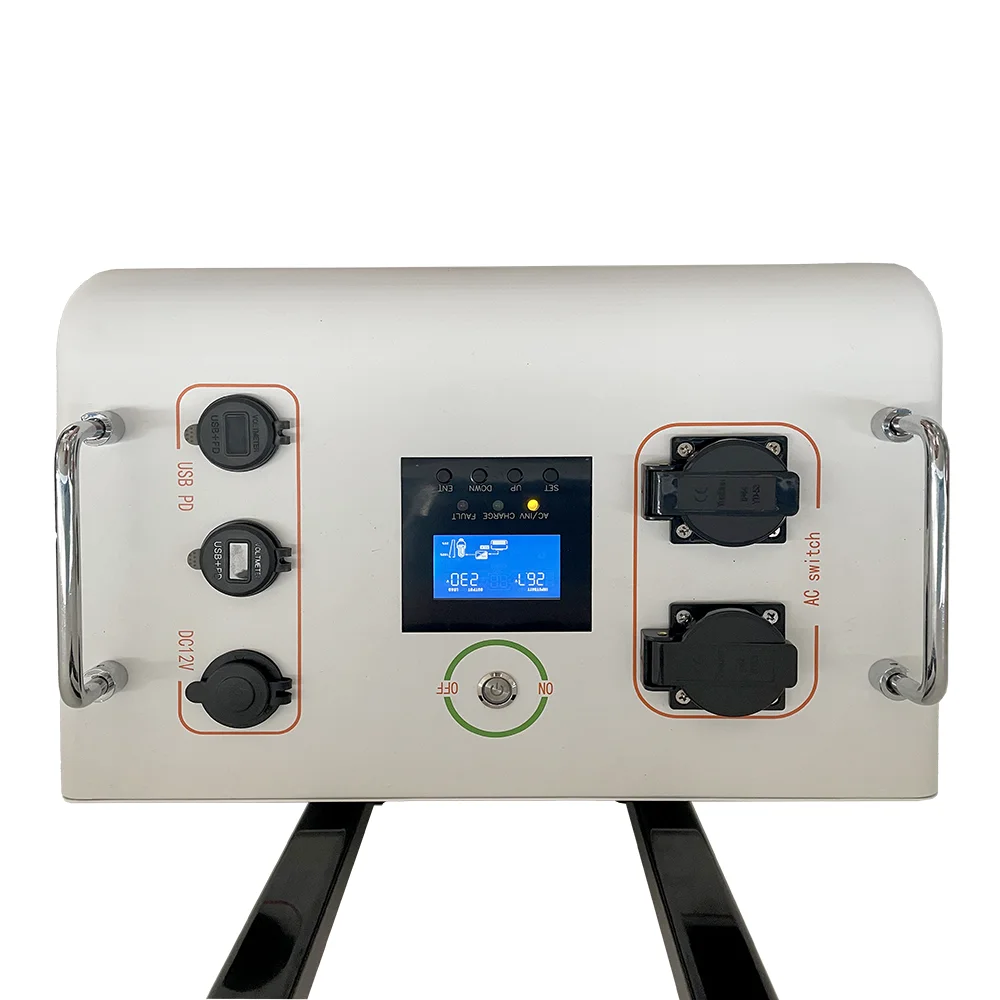 2025 New Release All in One High Capcatiry 3000w Outdoor Portable Solar Generator for off Grid Power Supply