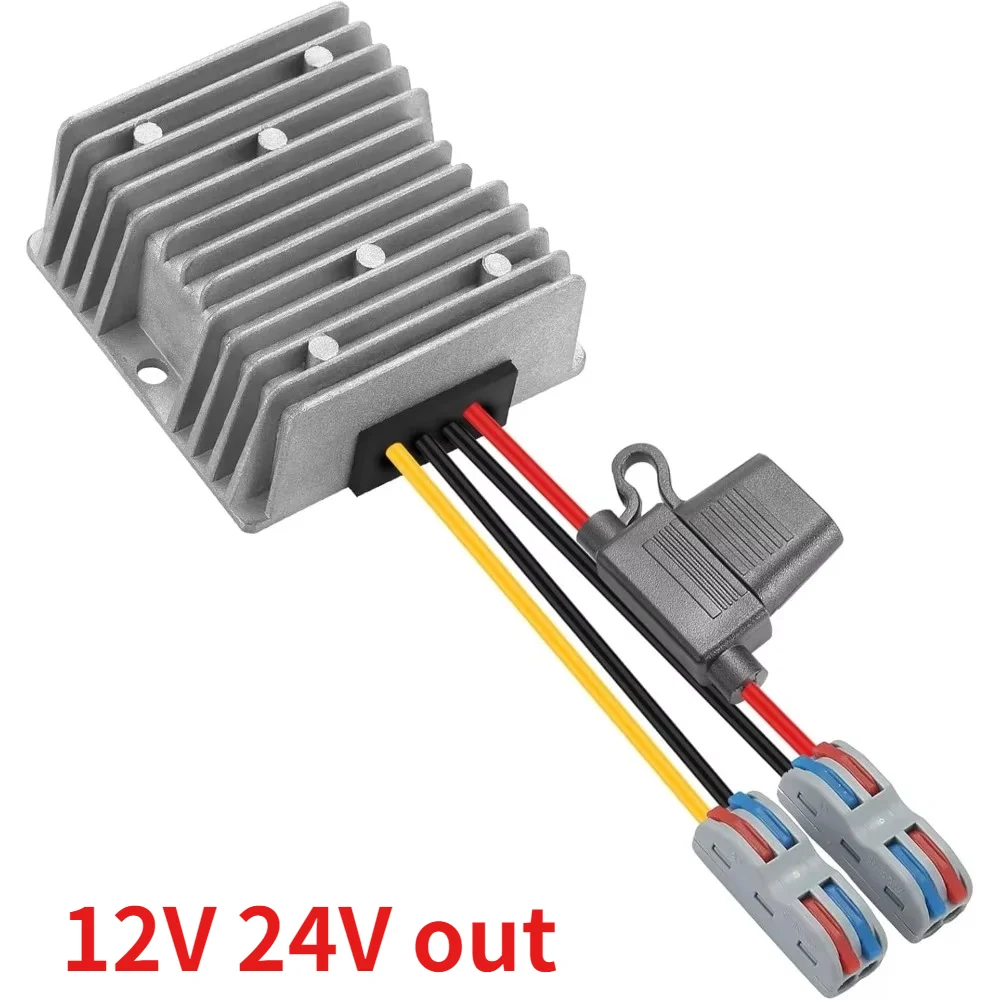 DC zu DC 30-60V auf 24V 10A Buck-Wandler Wasserdichter Spannungs-Transformator Versorgungsmodul für Automotive RV Marine Boot Dock