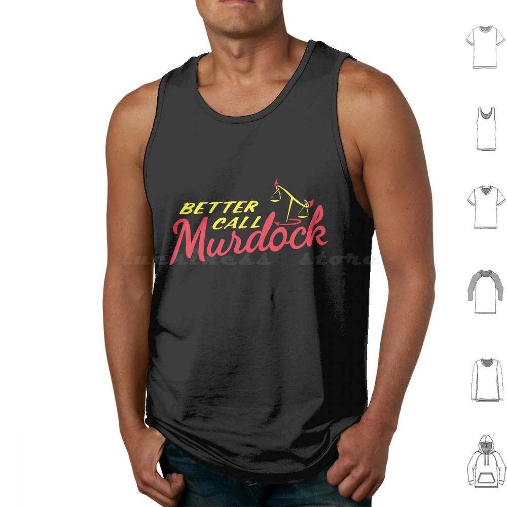 Better Call Murdock Tank Tops Print Cotton Better Call Saul Mashup Lawyer Law Firm Parody Nelson And Murdock Born Again