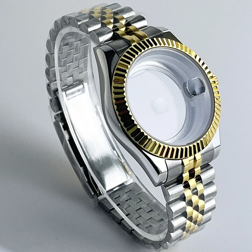 NH35 Case 40mm case NH35 Replacement parts Installed NH34 Miyota 8215 dial hands sapphire glass 3-point window