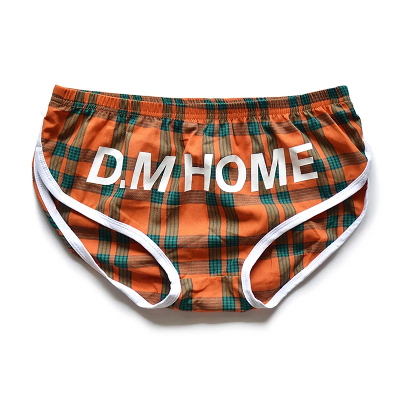 Men\'s Panties Sexy Underwear Man Loose Boxer Shorts Lnner Wear Hot Men\'s Underwear Plaid Calzoncillos Hombres Briefs Arrow Pants