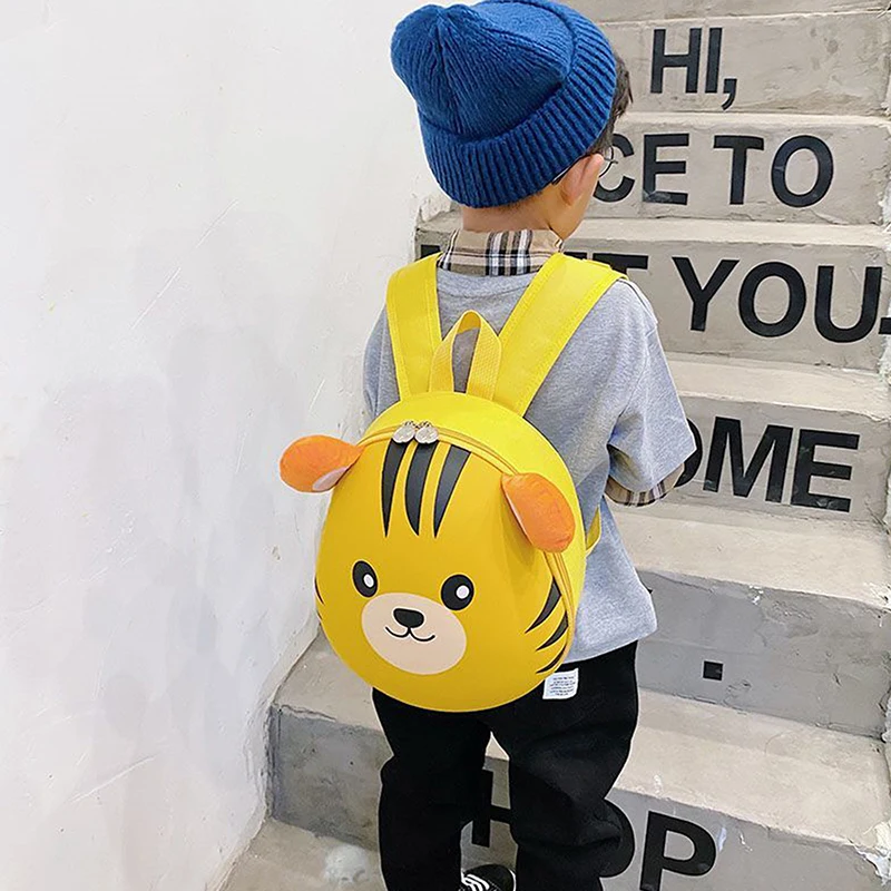 New Cartoon Fashion Kids Backpack Eggshell Bag Super Cute Animal Backpack Kindergarten Schoolbag Male And Female Baby Backpack