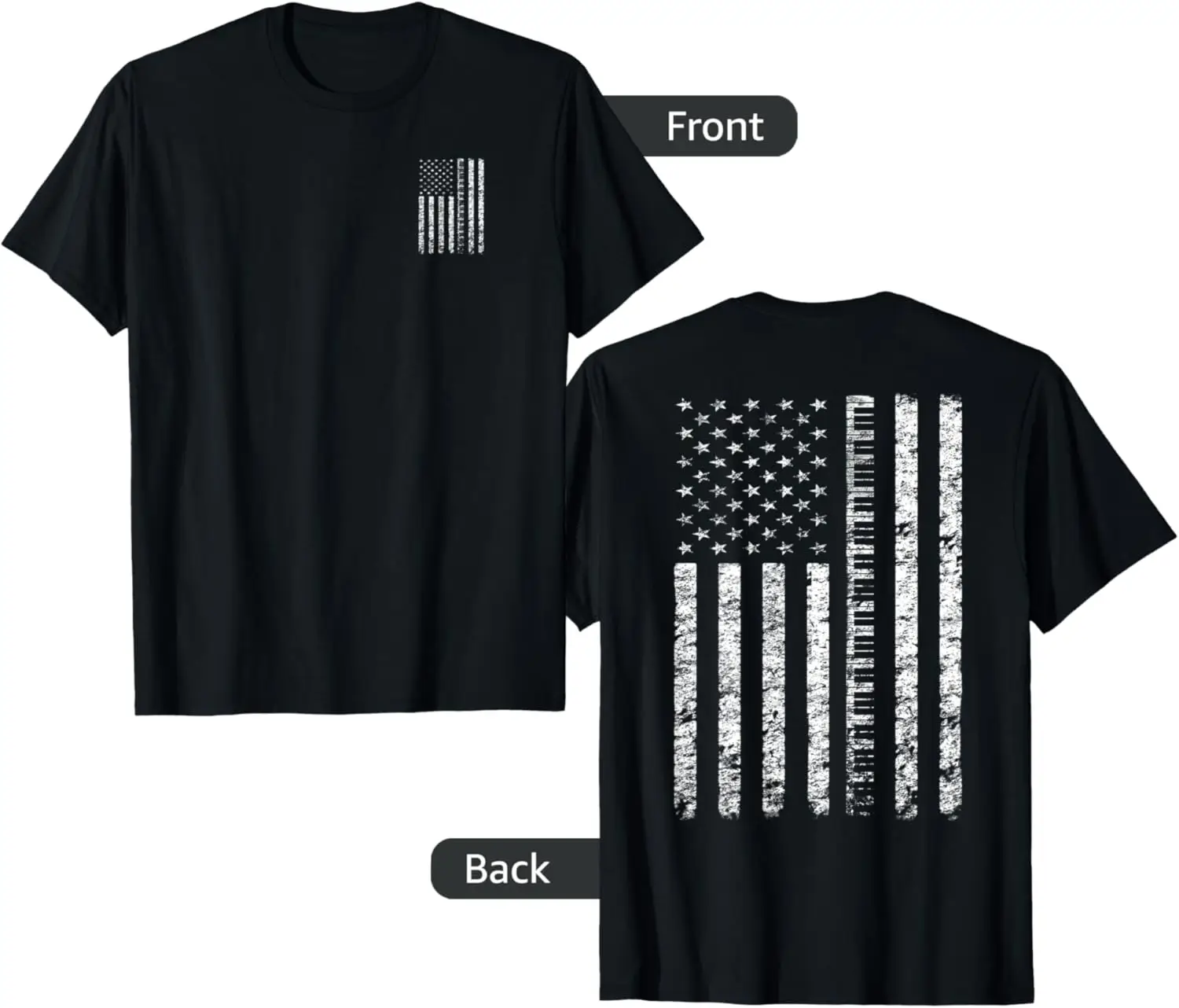 Piano Keyboard Player American Flag Vintage Band T-shirt T-Shirt