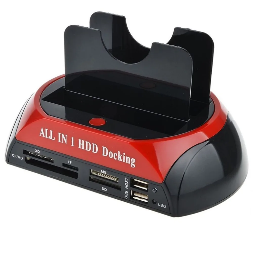 Imagem -06 - Tudo em Hdd Docking Station Esata para Usb 2.0 3.0 Adaptador para 2.5 3.5 Disco Rígido Unidade Docking Station Gabinete Rígido