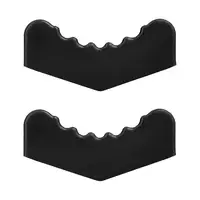 BEECHIP 2pcs Car Slotted Lift Jack Stand Rubber Pad Floor Adapter Rail Grip Repair Pads 6ton Pinch Lifting Universal Tools 5