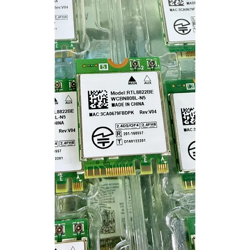 for Gigabit Dual Band Network Interface Card RTL8822BE Wi-Fi 5 Bluetooth 4.2 Adapter PCIe Wireless LAN Card for Desktop PC