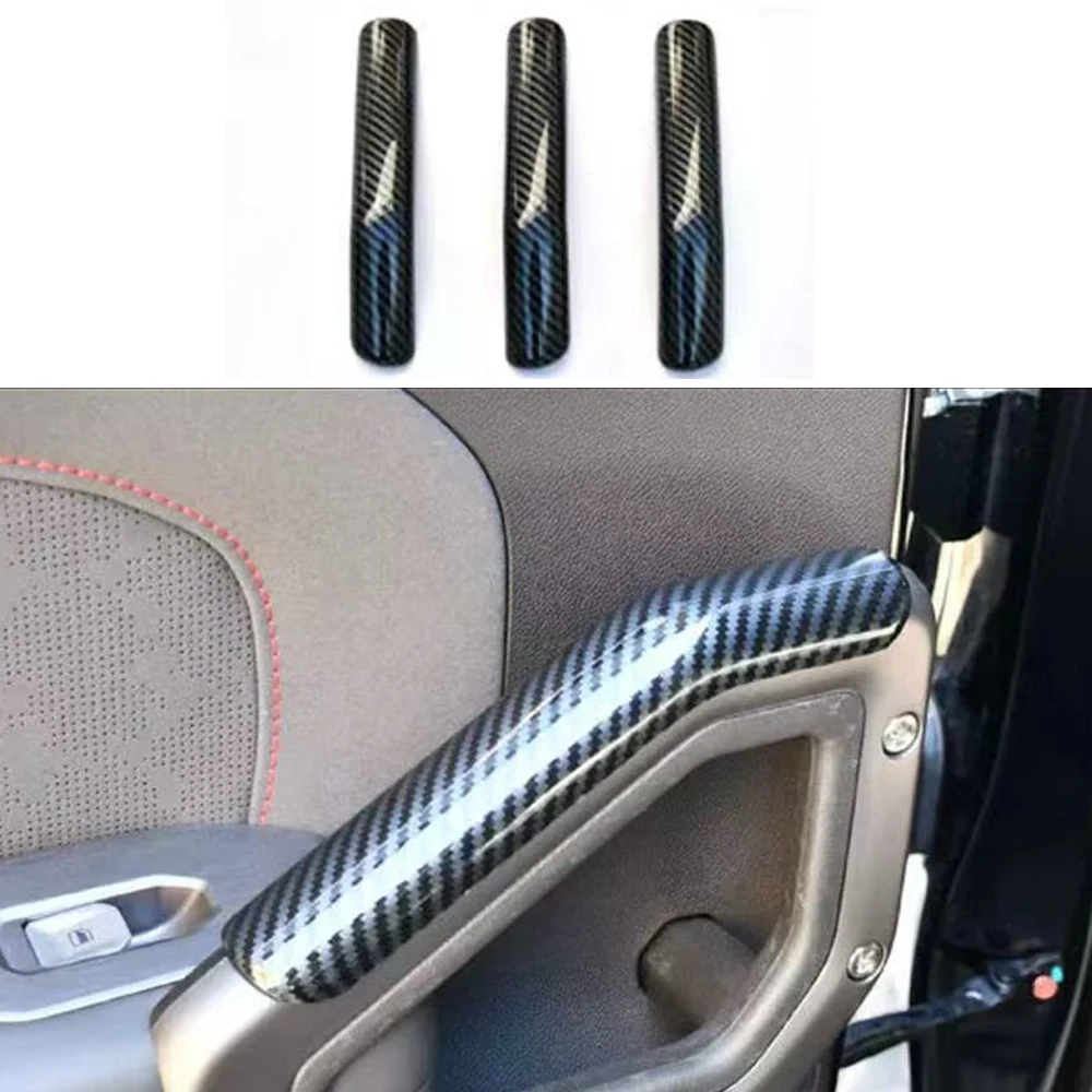 

Car ABS Carbon Fiber Color Interior Door Handle Frame Decorative Panel For Chery Jetour Traveller T2 2023 2024 Accessories