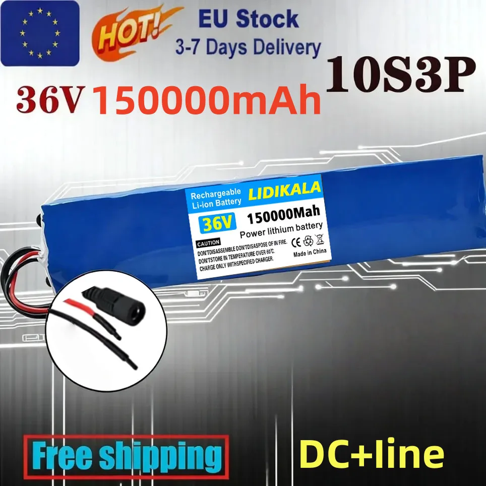 100% brandneuer originaler M365 36V Akku 150Ah Kick 10S3P 18650 Akkupack Scooter BMS