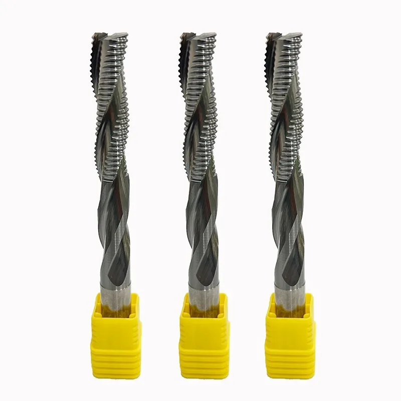 Carbide Spiral Flush Trim Router Bit 3 Flutes Wave Wood Milling Cutter For Wooden Door Lock Hole Grooving Cabinet