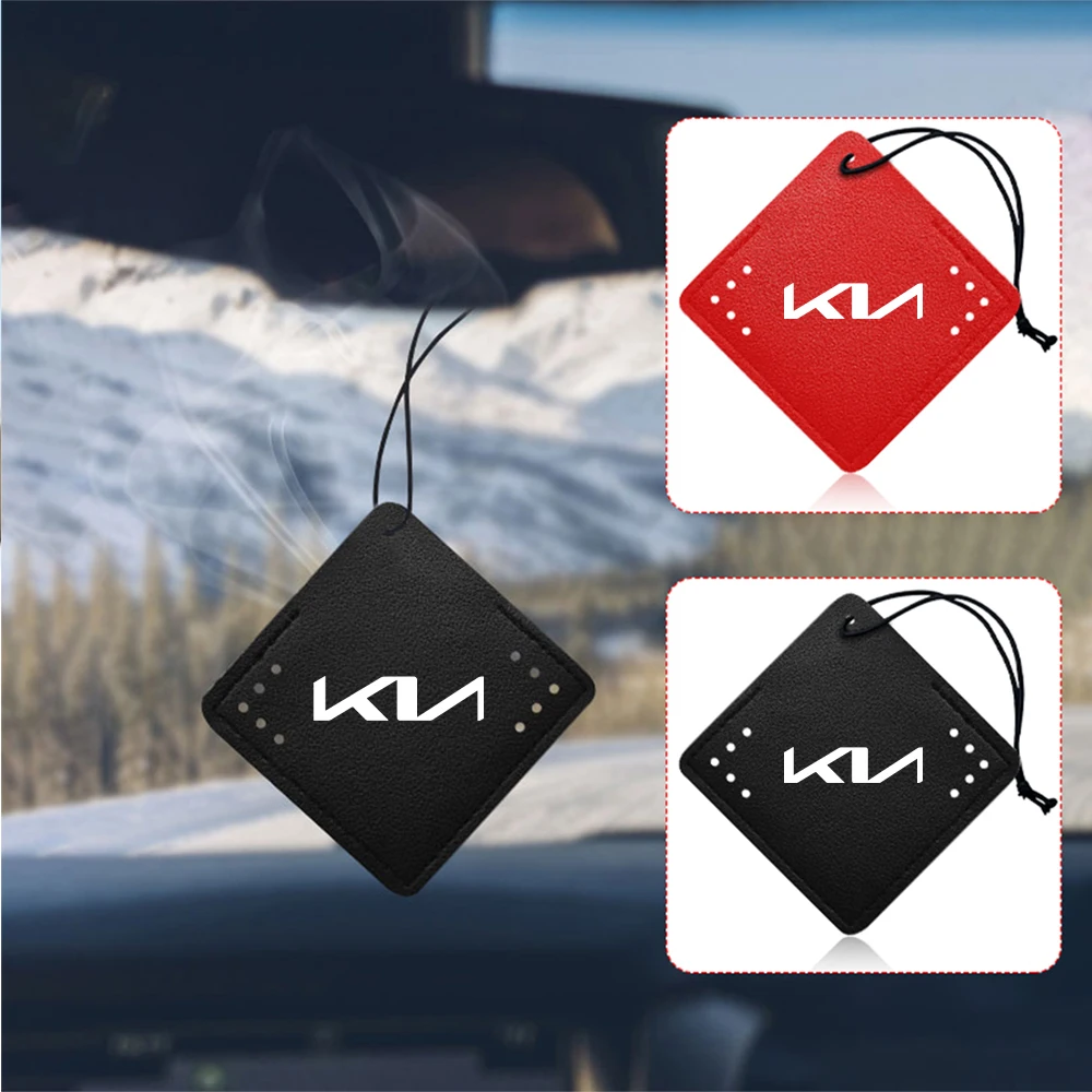 Car Hanging Fragrance Air Freshener Auto Interior Rearview Mirror Pendant Pendant For  Kia Sportage 3 Rio Ceed Carnival Picanto