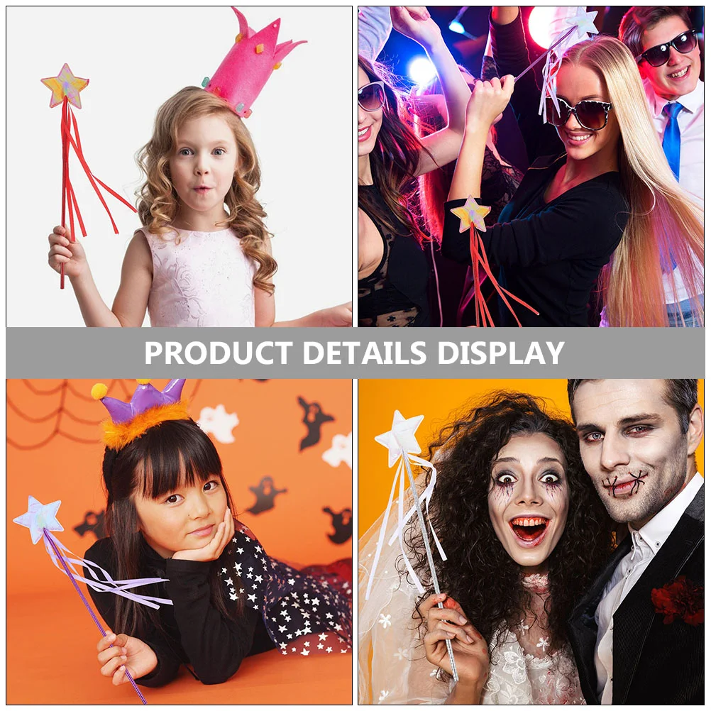 5-delige Celebrity Wand Fairy Girl Kinderspeelgoed Verjaardagsfeestje Decoraties Ab Doek