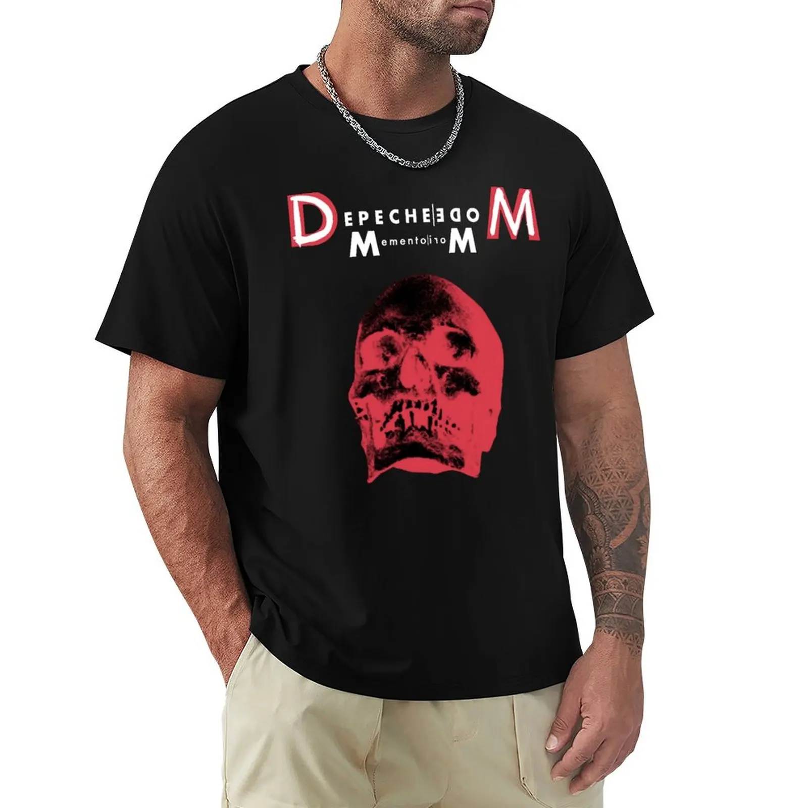 DM, Memento Mori T-Shirt plus sizes Short sleeve tee man t shirt sublime tshirts for men