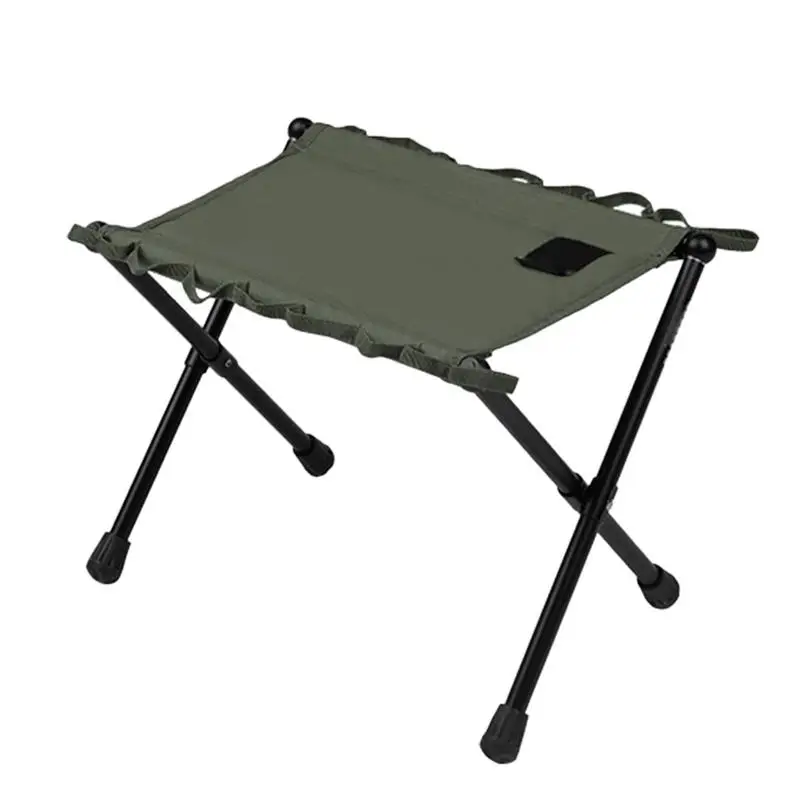 Folding Stool For Camping Oxford Fabric Outdoor Camping Stool Wear-Resistant Portable Chair 100Kg Bearing Load Stool For Hiking