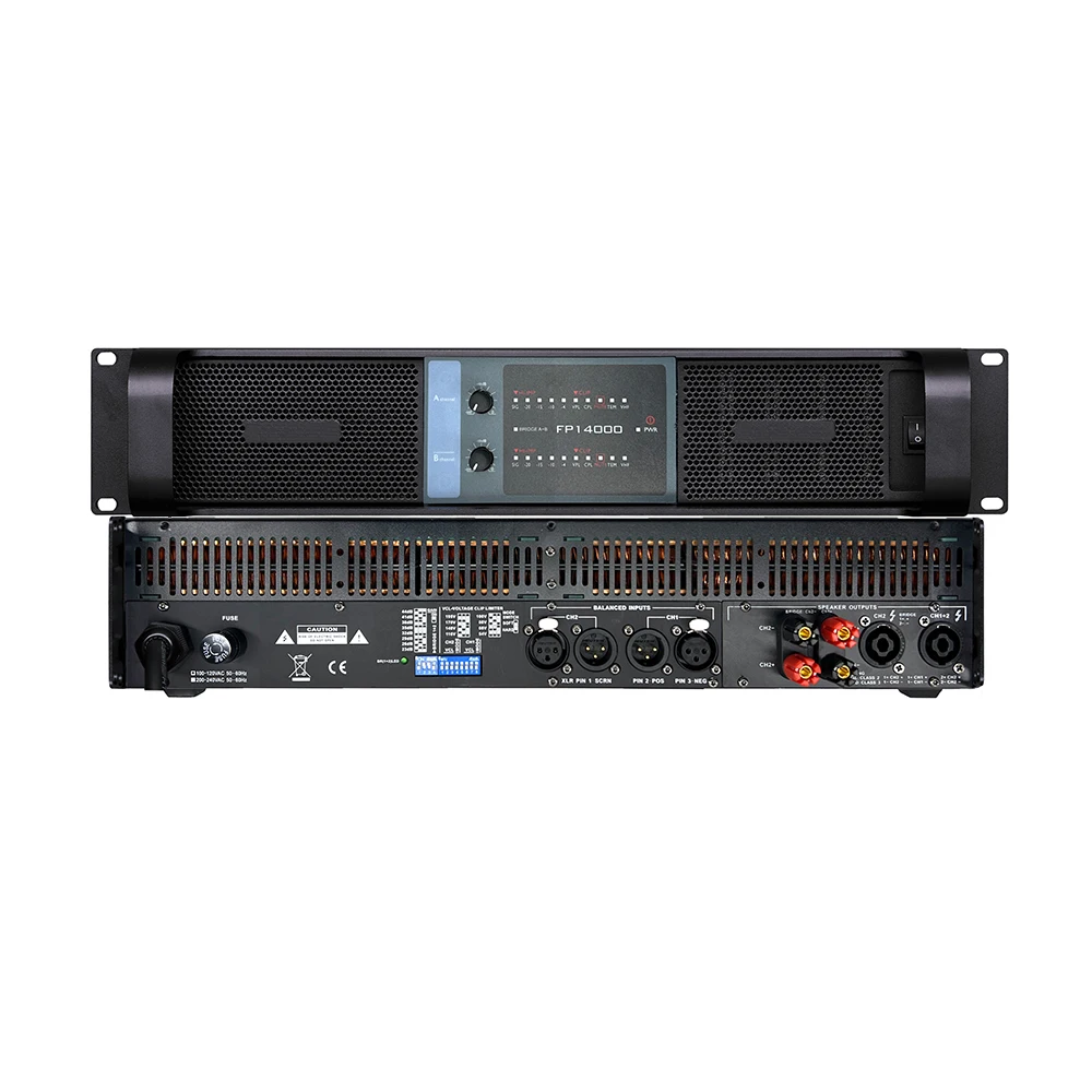 Fp14000q Power Amplifier 2350 Watt 2 Channel CLASS TD High Power Pa Amplifiers