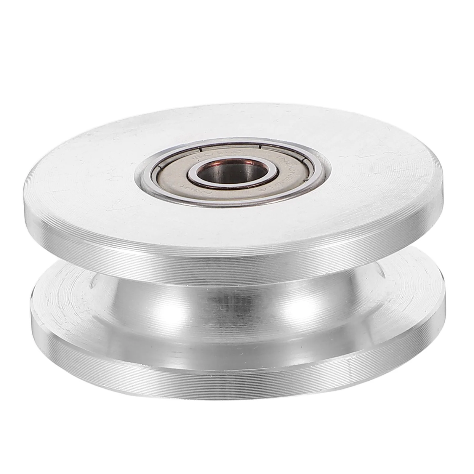 

Fitness Pulley Wheel with U Groove Design Aluminum Alloy Construction Dual Bearings for Silent Smooth Performance in Cable