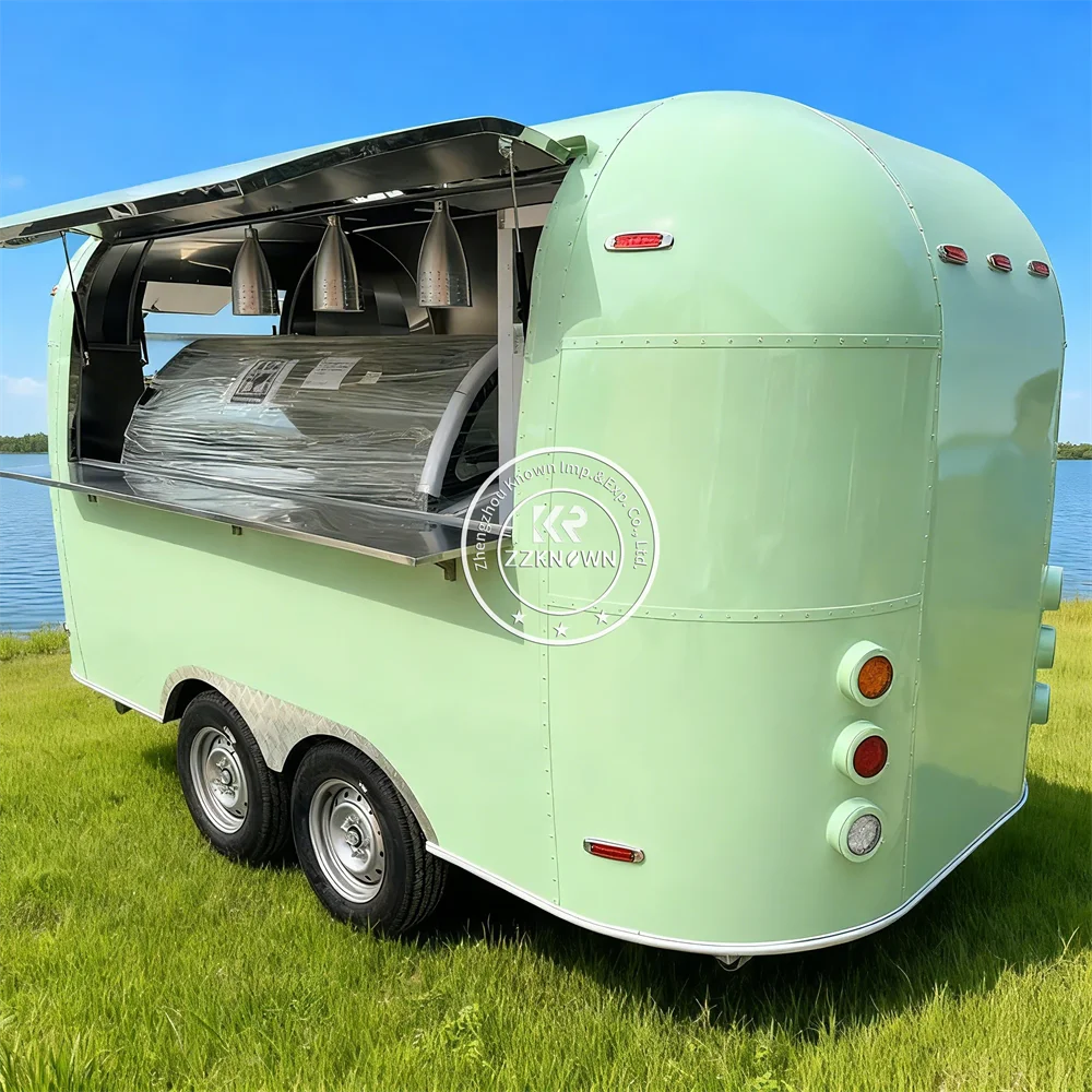 

Mobile Kitchen Concession Fast Bbq Food Trailers Food Truck Fully Equipped Us Standards Mobile Food Truck with CE Certification