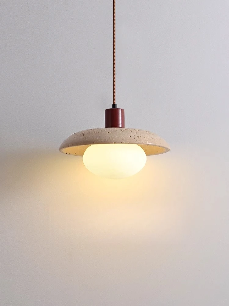 北欧日本レストランシャンデリア日本の寝室のベッドサイドシャンデリア中世クリームわばび風小さなシャンデリア