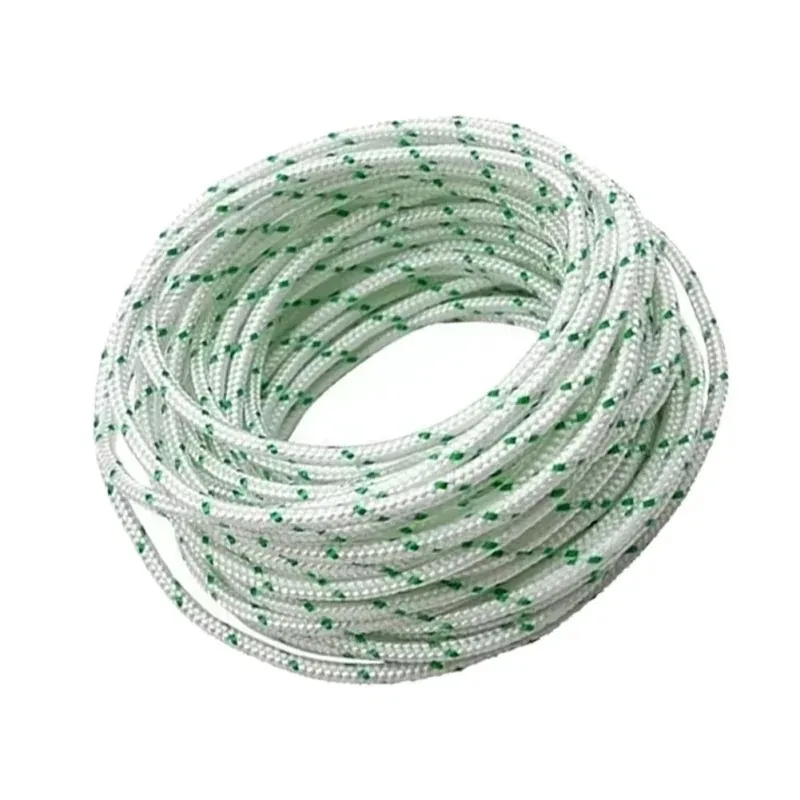 LUSQI 3MM/4MM*15M Pull Start Cord Nylon Starter Rope With 1/5Pcs Handle For Recoil Engine Start Lawn Mower Chainsaw Blower image 4