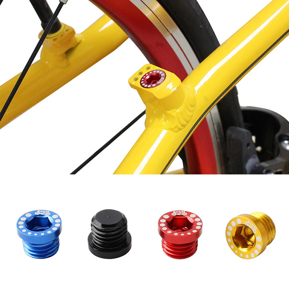 Bicycle Parts MTB Aluminum Alloy For V Brake Hole Cantilever M10*1.25 Brakes Post Mount Screws Screw Bolt Brake Base Plug