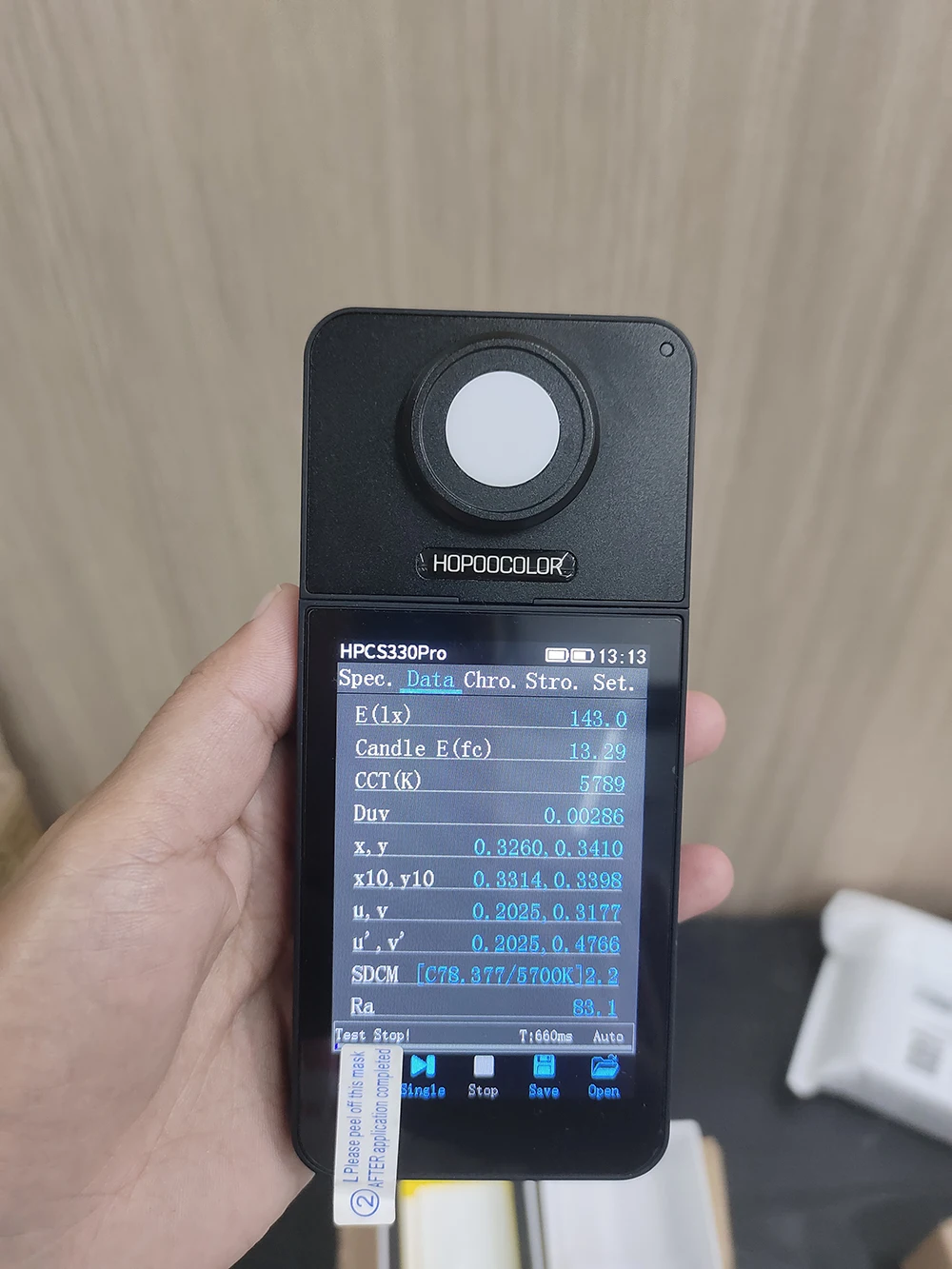 VIS NIR Спектрометр HPCS-330Pro 380-1000 нм PPFD PAR CCT CRI Люкс Измеритель спектра Тестер мерцания