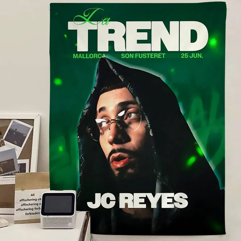 Singer J-Jc Reyes Printed Large Wall Tapestry Art Science Fiction Room Home Decor Decor Blanket