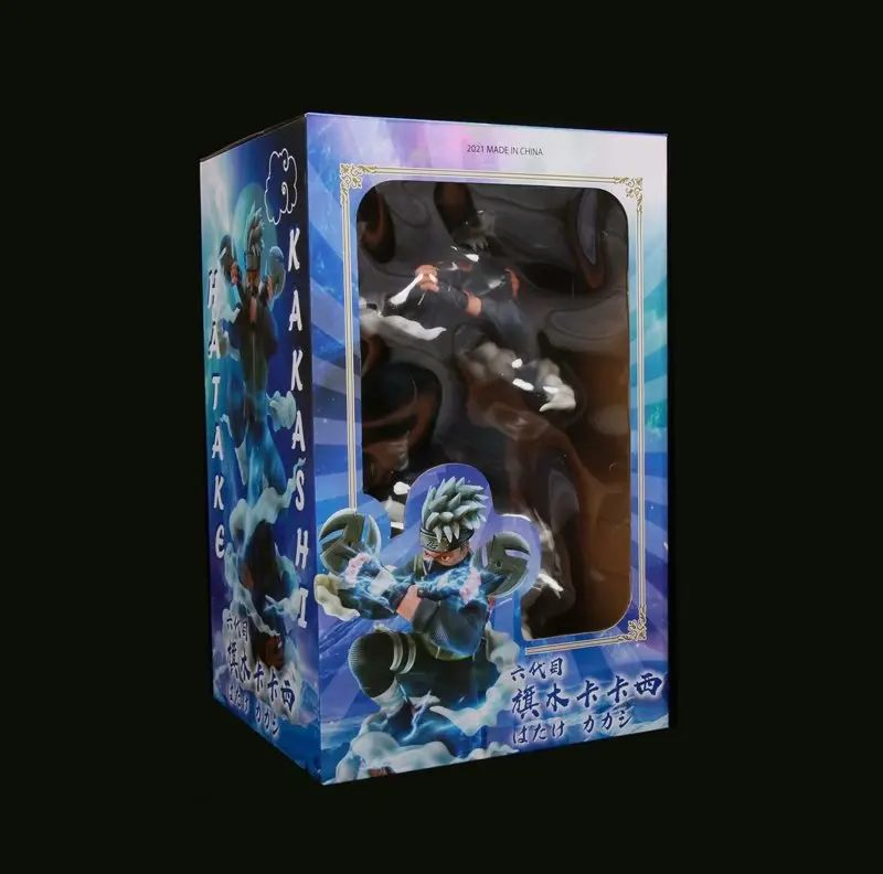 29cm nova naruto anime figura hatake kakashi perímetro pvc modelo cena estátua decoração de mesa ornamentos presentes de natal brinquedos