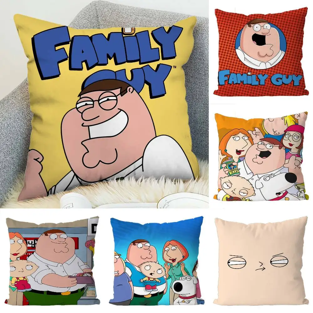 

F-Family Guy Pillow Case Luxury Double-sided For Car Pillows 45x45 Cushions Cover Home And Decoration Sofa Pillowcase 50x50