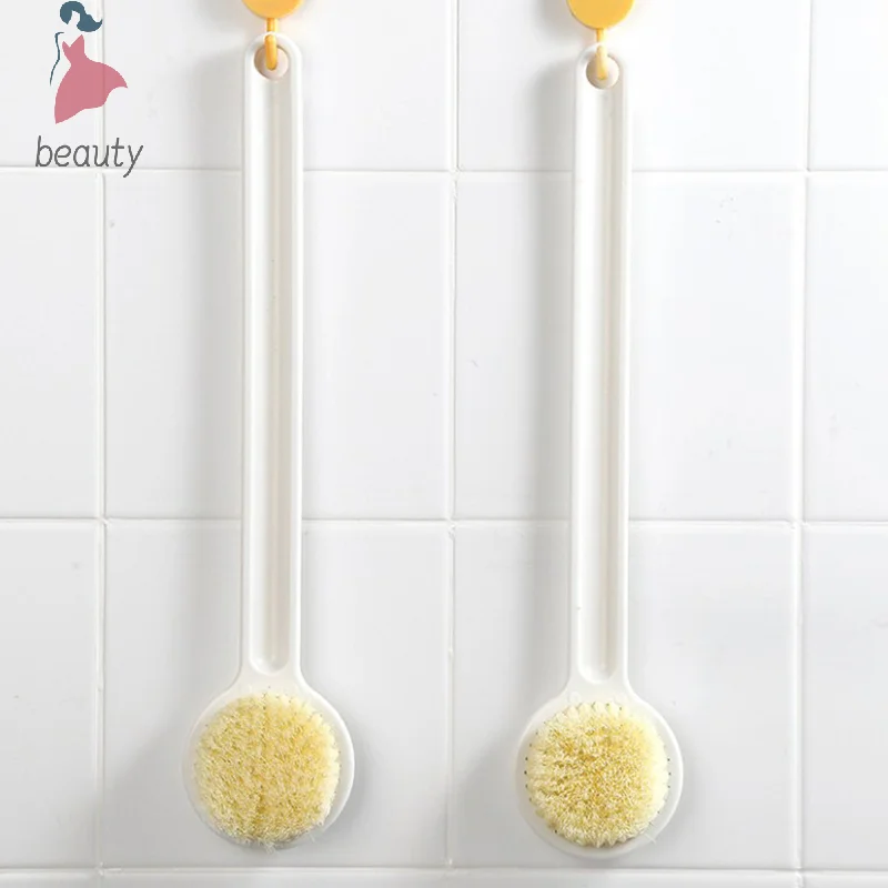 New Bath Brush Long Handle Exfoliating Scrub Skin Massager Exfoliation Bathroom Brush Back Body Bath Shower Cleaning Brushes