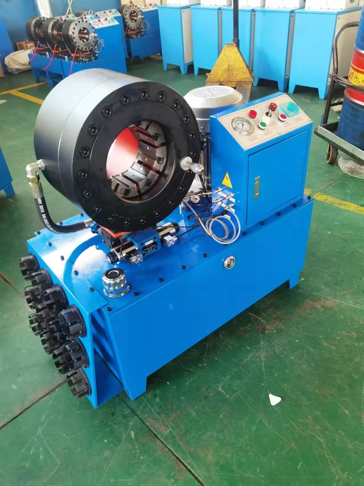 Finn Power AC Pipe Crimping Machine Hydraulic Rubber Hose Press for Factory Use Competitive Price with Core Engine Component