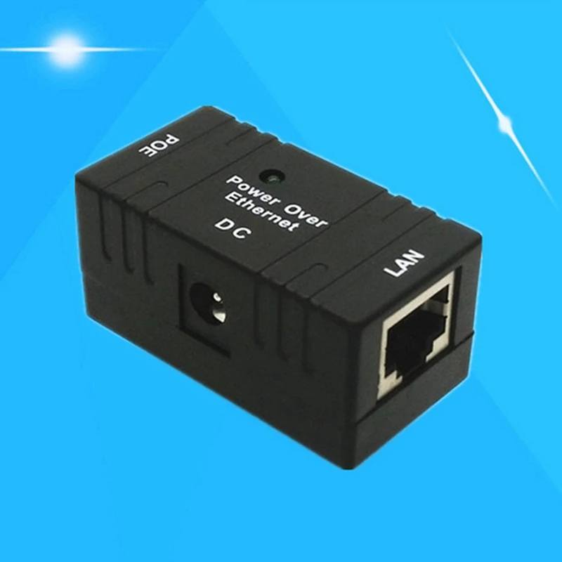 100 Mbps 5V 12V 24V 48V/1A BJW POE Injector Power Splitter For IP Camera POE Adapter Module Accessories