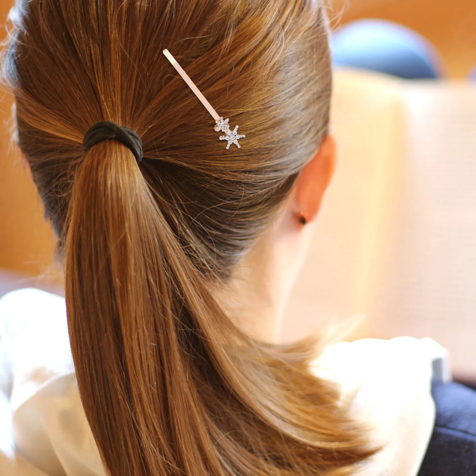 

2Pcs Star Moon Hairpin Set Zinc Alloy Retro Decorative Hair Clips Elegant Bobby Pins Rhinestone Hair Accessories