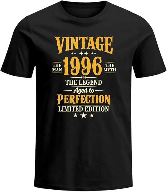 1976 1986 1996 1966 T-Shirts, Geschenke zum 60., 40., 30., 50. Geburtstag für Frauen und Männer, Geburtstagsdekorationen, Partygeschenke, T-Shirts mit Sprüchen – Detail 25