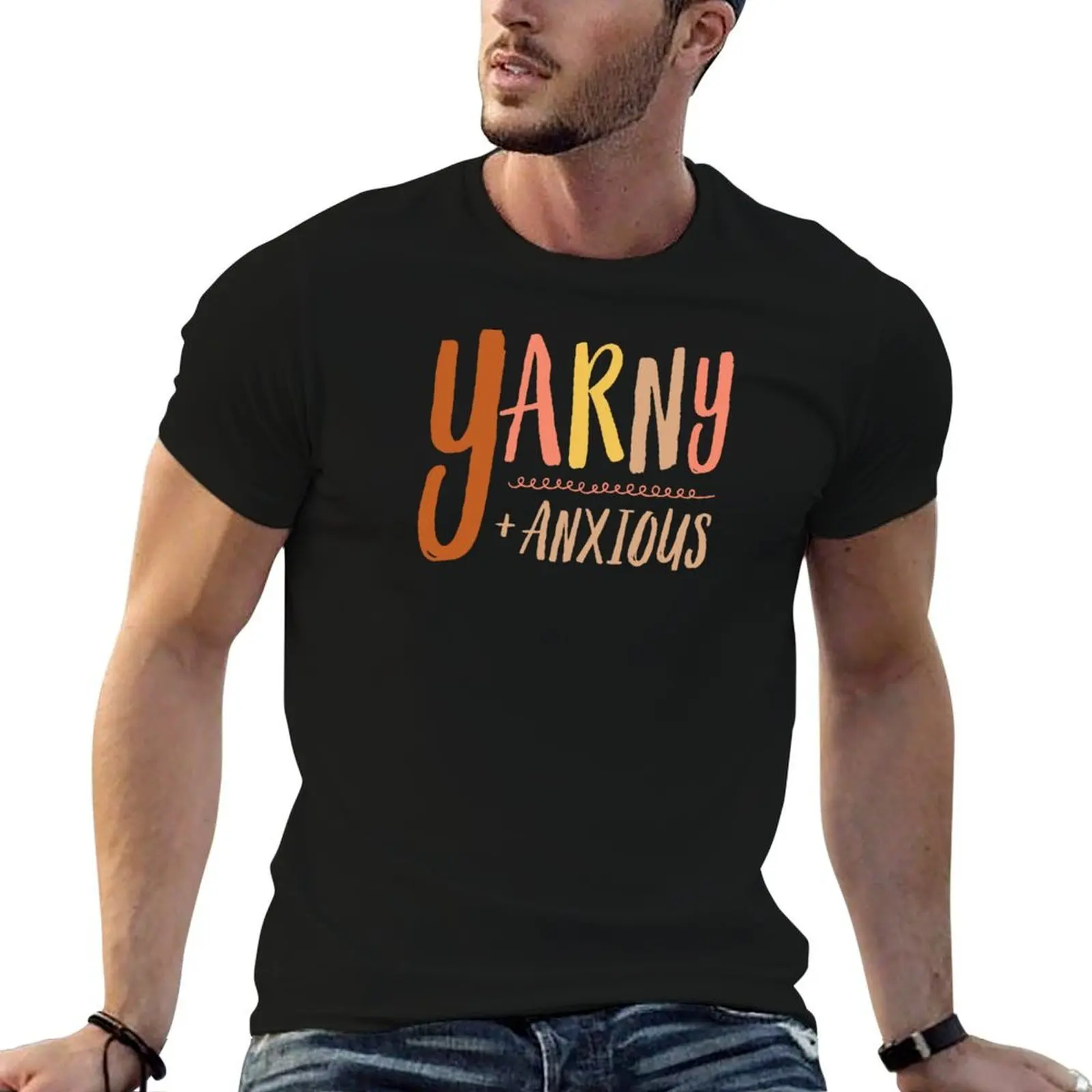 

Yarny & Anxious! T-Shirt t shirt personalised man t shirt luxury man tshirt T-shirt