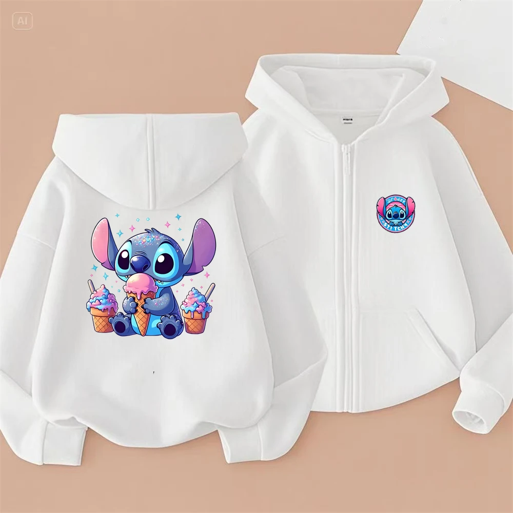 

Children Zipper style coat leisure Hoodie Clothing Stitch Children Suitable age 3-12 tops Boys black Girls pink Sweatshirt