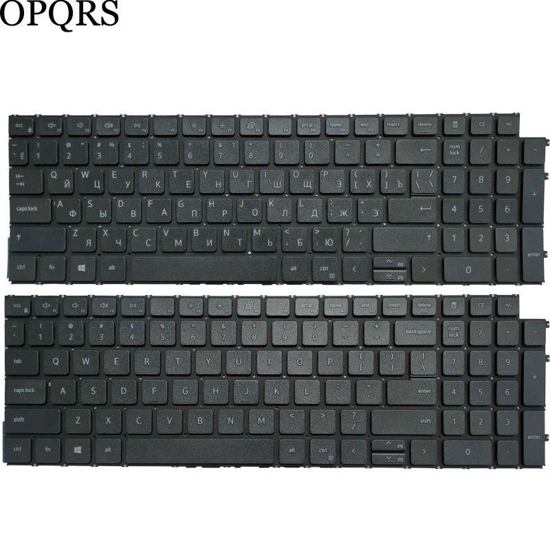 Imagem -01 - Teclado do Portátil Russo us uk Latim Espanhol Russo Espanhol para Dell Latitude 3520 Vostro 5510 5515 7510 Inspiron 15 3511 16 Plus 7610 teclado do portatil russo us uk latim espanhol russo espanhol para dell latitude 3520 vostro 5510 5515 7510 inspiron 15 3511 16 plus 7610 01