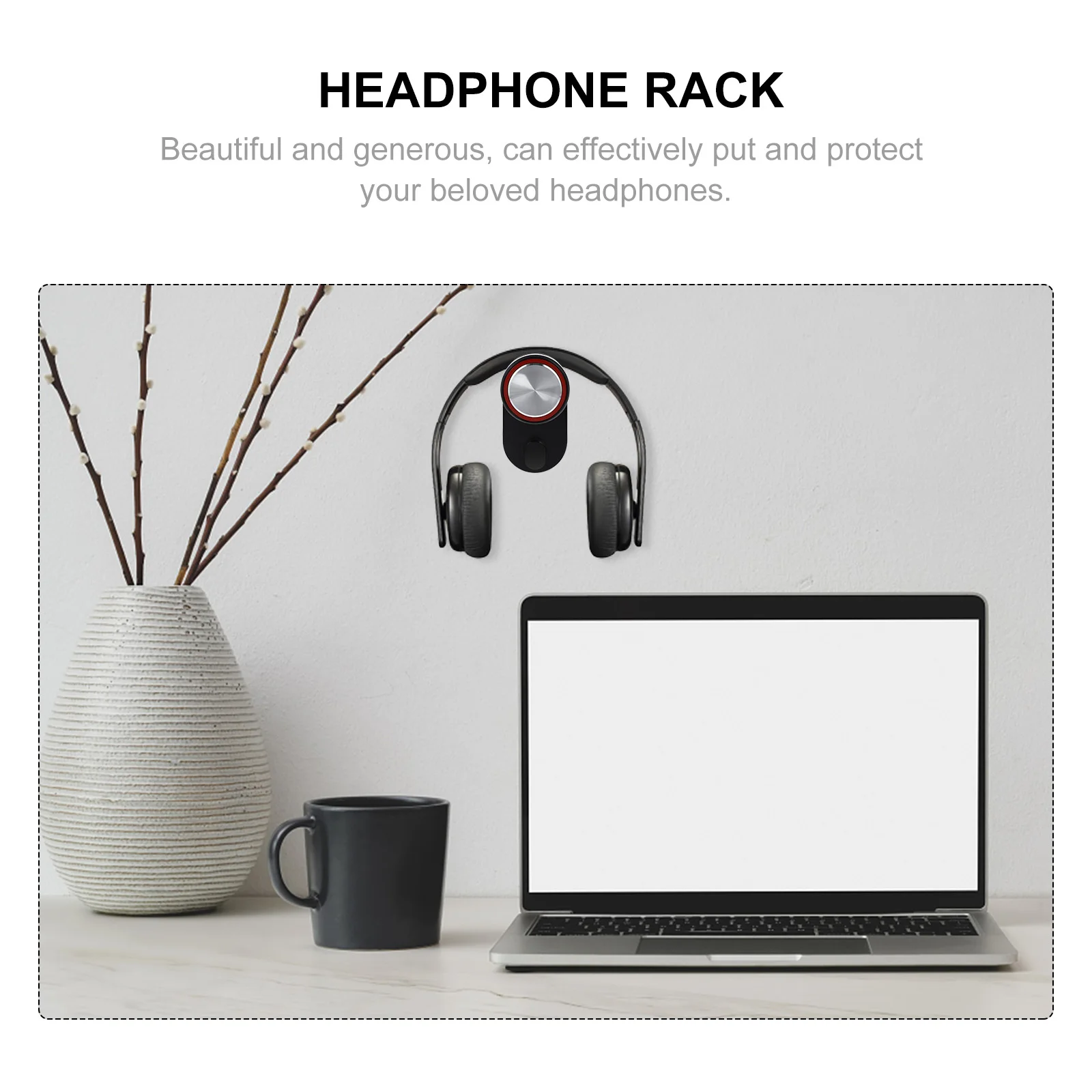 

1Pcs Headphone Rack Telescopic Earphone Holder Strong Durable Headset Stand for Gaming Headset USB Cable Coat Storage