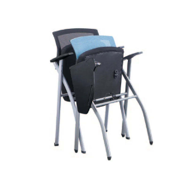 Training chair with table board foldable