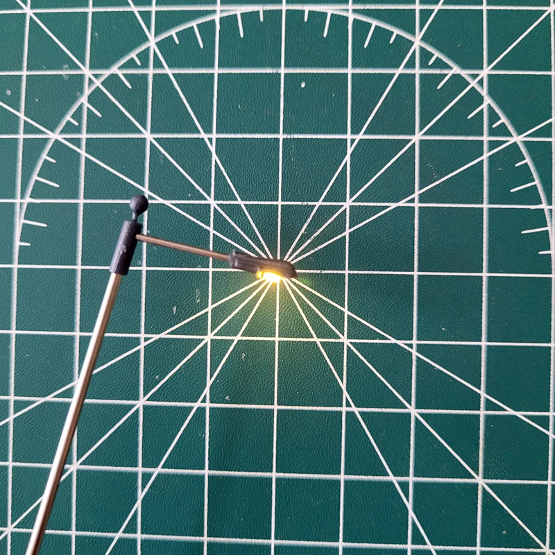 10 шт., уличные светодиодные лампы в масштабе 1:87, 3 в