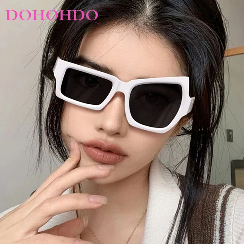 Fashion Irregular Square Sunglasses Woman Funny Party Asymmetrical Sun Glasses Men Brand Designer Personality Sunglasses UV400