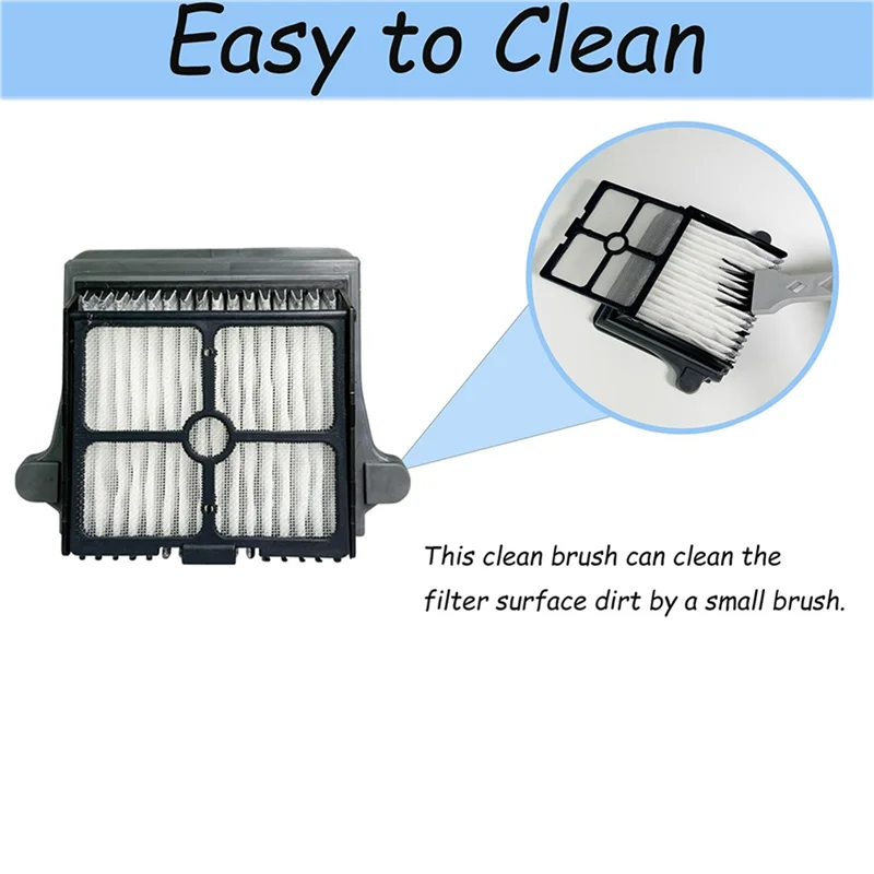 Roller Fortineco Floor One S7 Steam Accessories Kit Roller Spare Parts Replacement HEPA Filters Roller Brush-Y48A