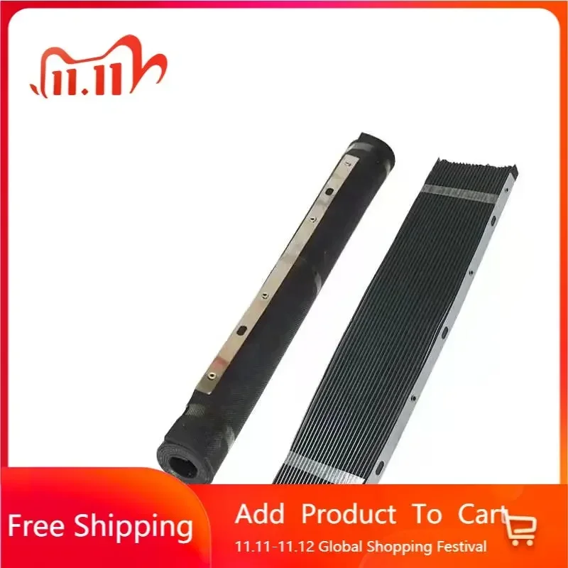 2pcs For Bridgeport Mill Part CNC Milling Machine Accordion Type Way Rubber Cover Set Front +Back 500mm X 650mm + 400mm X 600mm