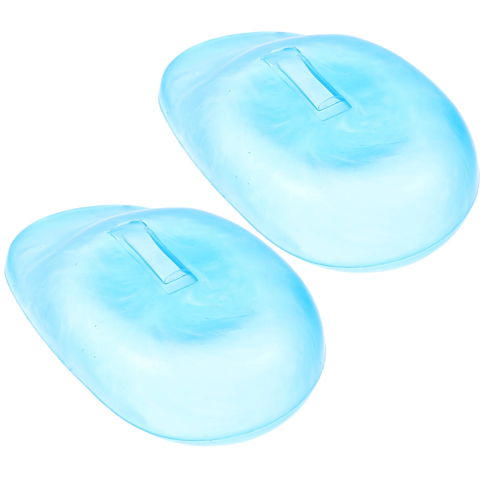 2 Pcs Waterproof Ear Cover Hair Dryer Salon Protection Noise Cancelling Plugs Shower Cap Shield