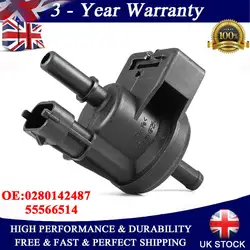 Car Fuel Petrol Evaporation Control Purge Solenoid Valve For 0280142487 55566514 Vauxhall Adam Astra Corsa Corsavan Chevrolet